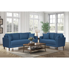 Cornwall Blue Loveseat - Ornate Home