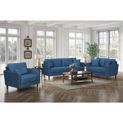Cornwall Blue Loveseat - Ornate Home