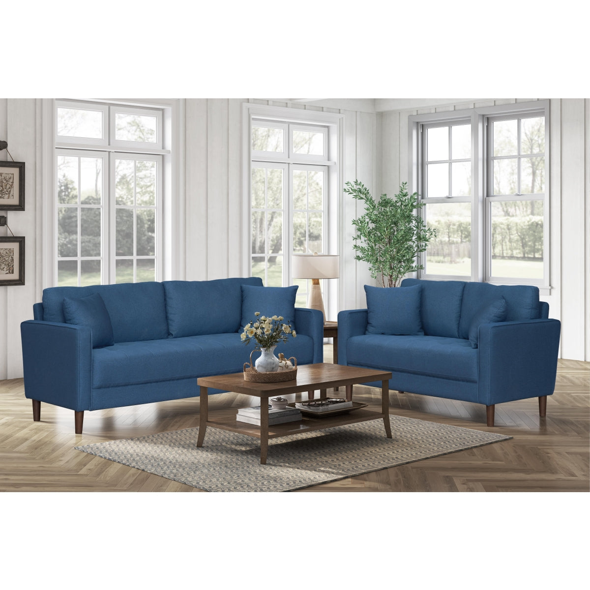 Cornwall Blue Sofa - Ornate Home