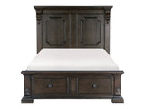 Cornwall Espresso Eastern King Platform Bed - Ornate Home