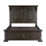 Cornwall Espresso Eastern King Platform Bed - Ornate Home