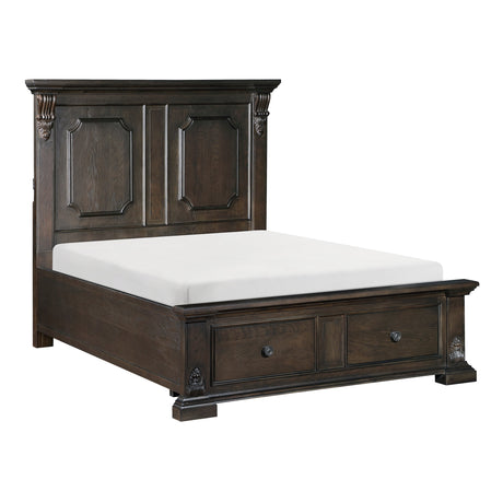 Cornwall Espresso Eastern King Platform Bed - Ornate Home
