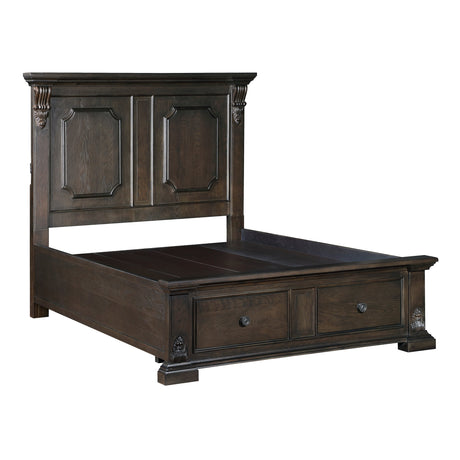 Cornwall Espresso Eastern King Platform Bed - Ornate Home