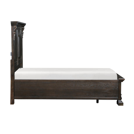 Cornwall Espresso Eastern King Platform Bed - Ornate Home