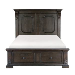 Cornwall Espresso Eastern King Platform Bed - Ornate Home