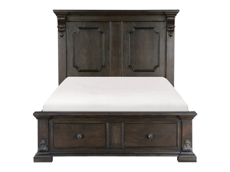 Cornwall Espresso Queen Platform Bed - Ornate Home