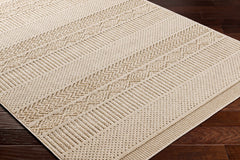 Corom Beige Outdoor Area Rug - Clearance - Ornate Home