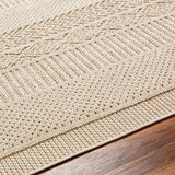 Corom Beige Outdoor Area Rug - Clearance - Ornate Home