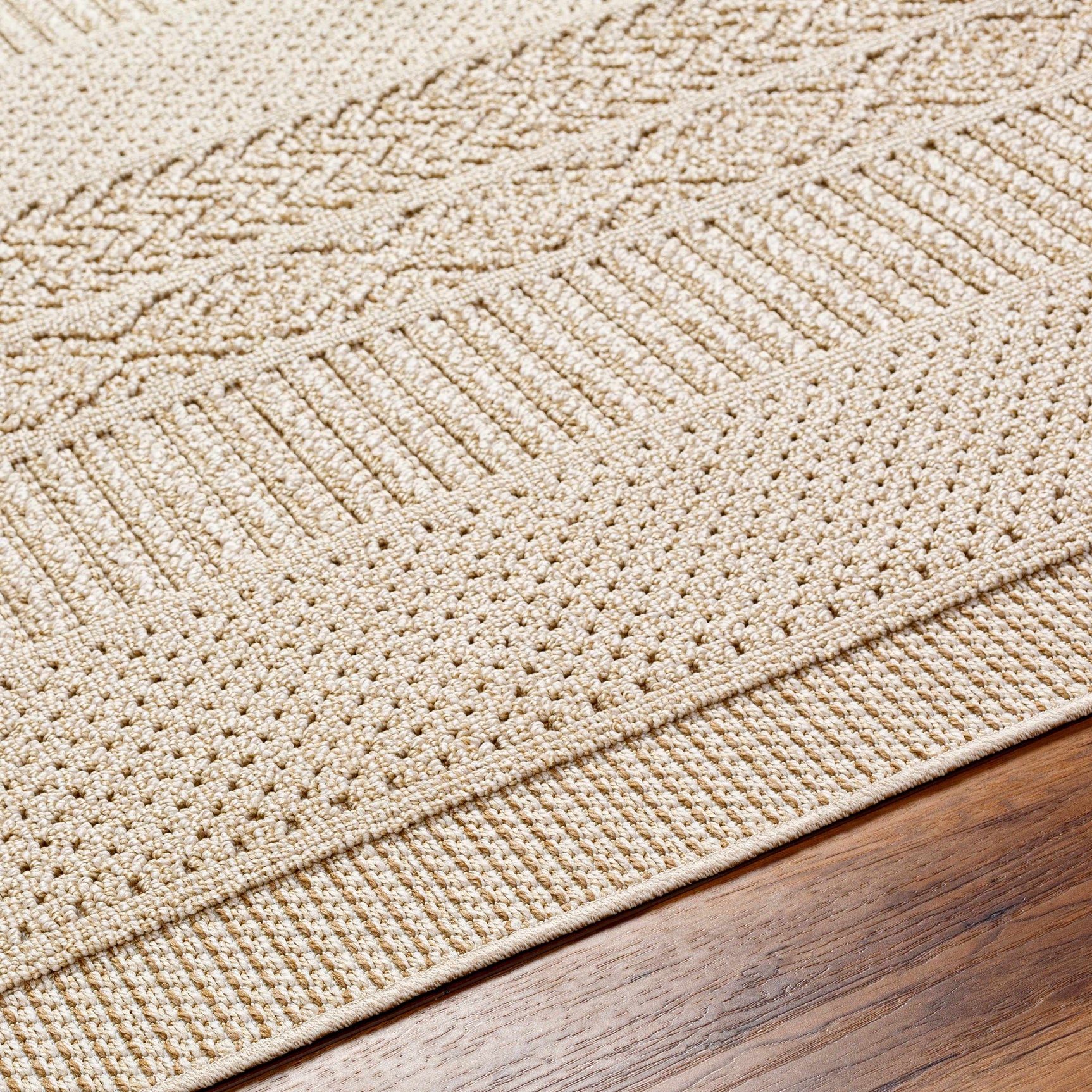 Corom Beige Outdoor Area Rug - Clearance - Ornate Home