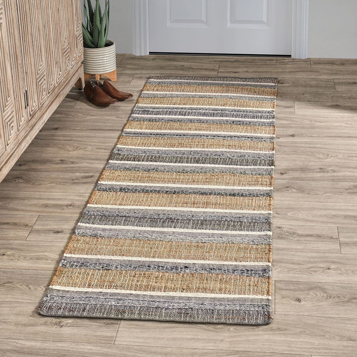 Coronado Natural Blue Multi Rug - Ornate Home