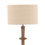 Corrina Dark Natural & Beige Floor Lamp - Ornate Home