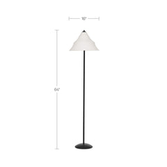 Corrina White Floor Lamp - Ornate Home