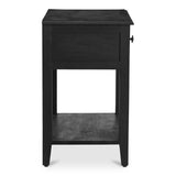 Corrine Antique Black Nightstand - Ornate Home