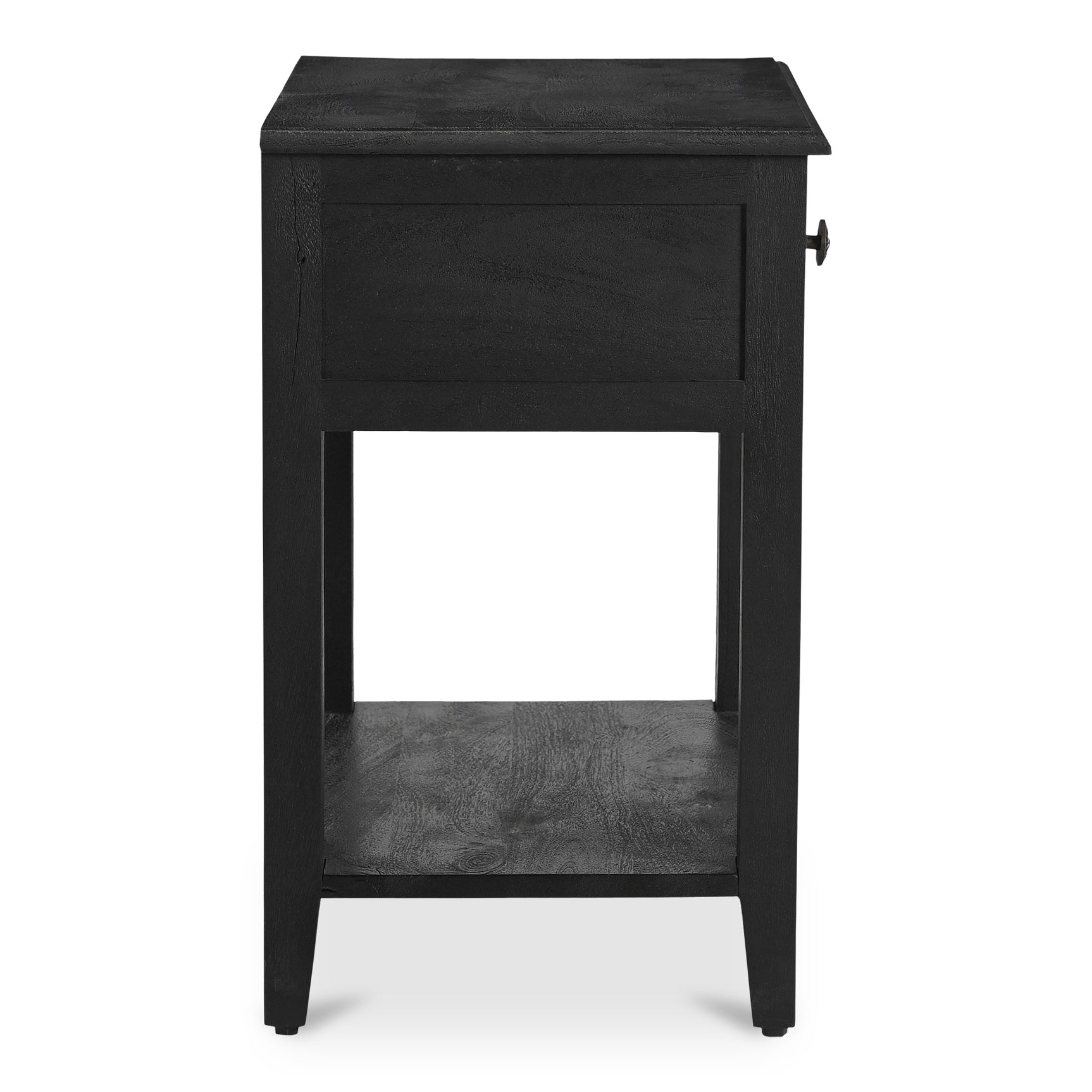 Corrine Antique Black Nightstand - Ornate Home