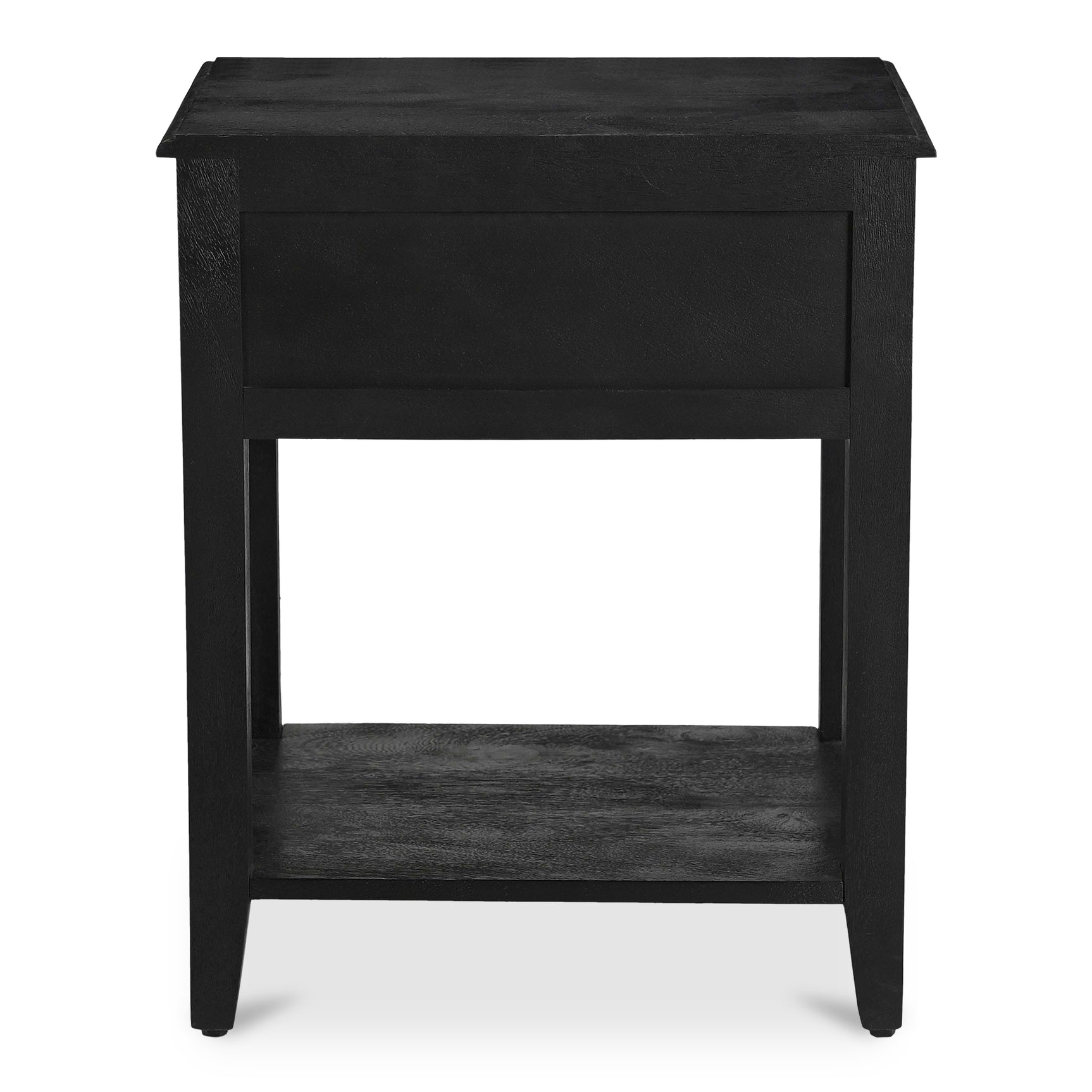 Corrine Antique Black Nightstand - Ornate Home