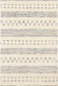 Corry Cream&Black Wool Rug - Clearance - Ornate Home
