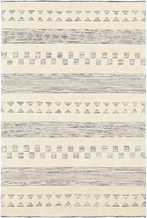 Corry Cream&Black Wool Rug - Clearance - Ornate Home