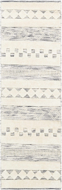 Corry Cream&Black Wool Rug - Clearance - Ornate Home