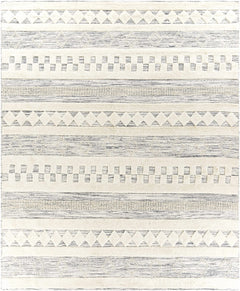 Corry Cream&Black Wool Rug - Clearance - Ornate Home