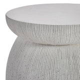 Corsica Stonecast Outdoor Accent Table - Ornate Home