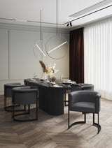 Corso Dining Chair in Grey - Ornate Home