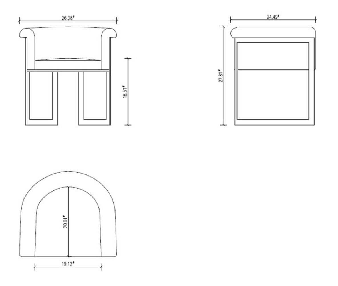 Corso Dining Chair in Tan - Ornate Home