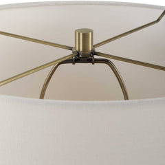 Cortado Brown/Gold Travertine Table Lamp - Ornate Home