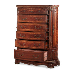 Cortina Honey Walnut 6-Drawer Chest - Ornate Home