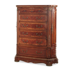 Cortina Honey Walnut 6-Drawer Chest - Ornate Home
