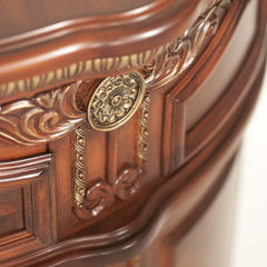 Cortina Honey Walnut Bedside Chest - Ornate Home
