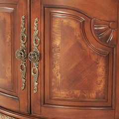 Cortina Honey Walnut Bedside Chest - Ornate Home