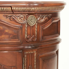 Cortina Honey Walnut Bedside Chest - Ornate Home