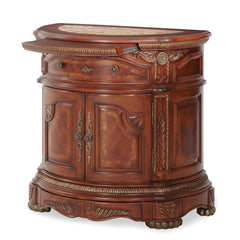 Cortina Honey Walnut Bedside Chest - Ornate Home