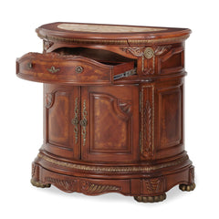 Cortina Honey Walnut Bedside Chest - Ornate Home