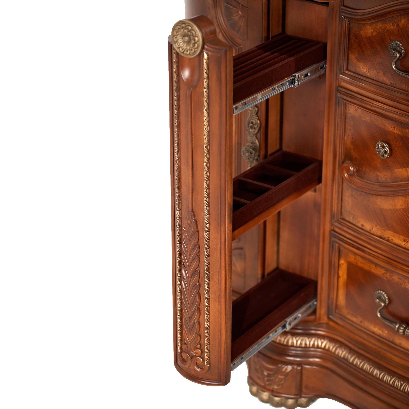Cortina Honey Walnut Dresser - Ornate Home