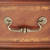 Cortina Honey Walnut Leather Bedside Bench - Ornate Home