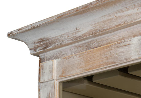 Cortina Living White Center Media Unit & Hutch - Ornate Home