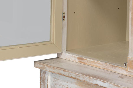 Cortina Living White Center Media Unit & Hutch - Ornate Home