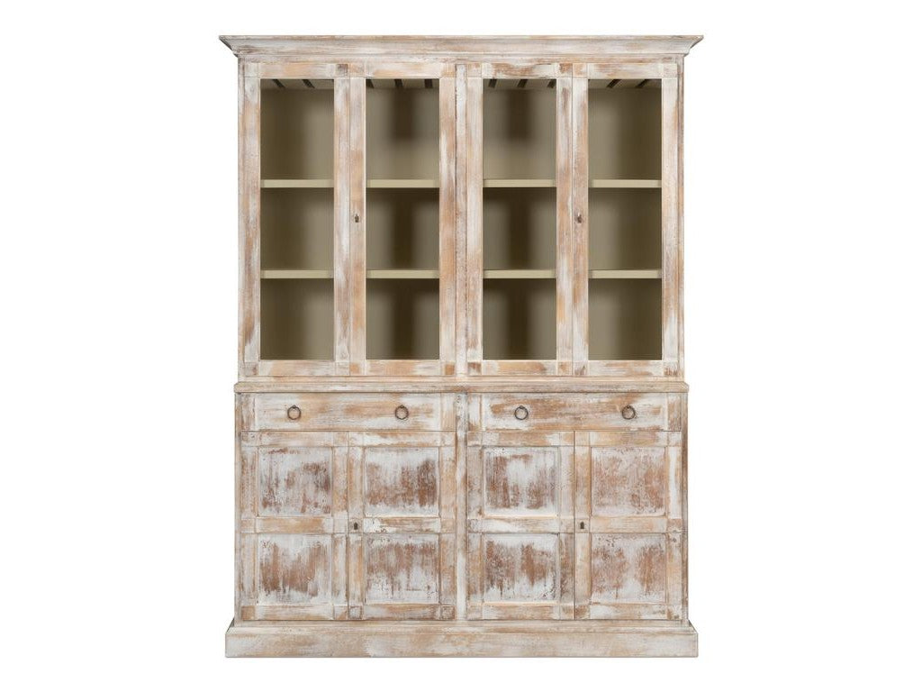 Cortina Living White Center Media Unit & Hutch - Ornate Home