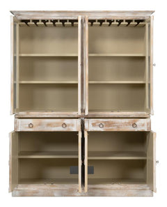 Cortina Living White Center Media Unit & Hutch - Ornate Home