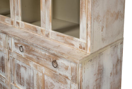 Cortina Living White Center Media Unit & Hutch - Ornate Home