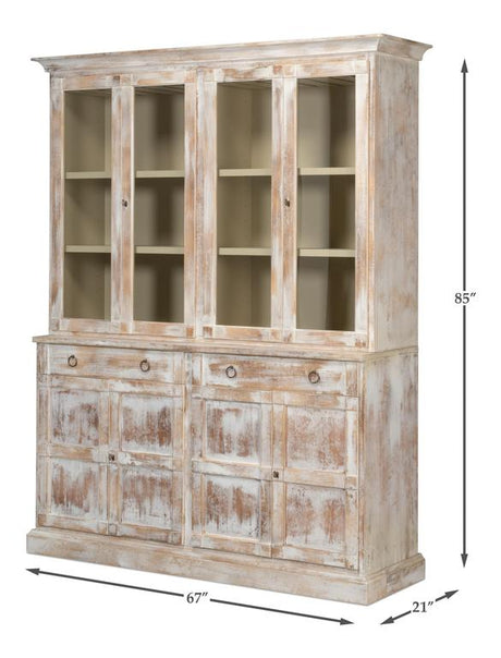 Cortina Living White Center Media Unit & Hutch - Ornate Home