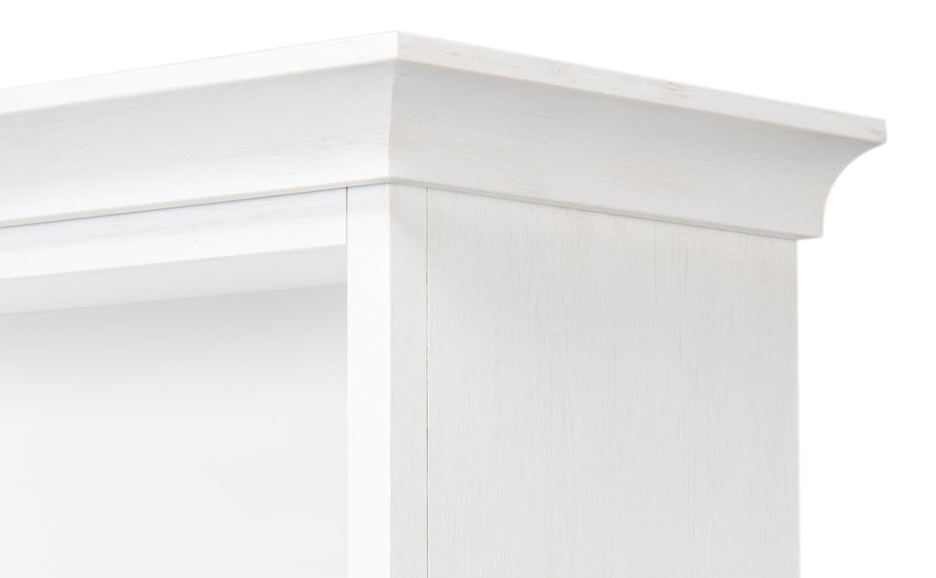 Cortina White Open Shelf Bookcase - Ornate Home