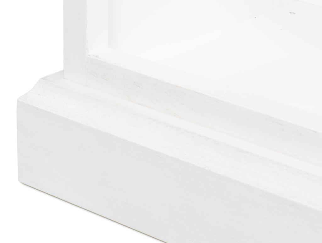 Cortina White Open Shelf Bookcase - Ornate Home