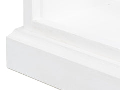 Cortina White Open Shelf Bookcase - Ornate Home