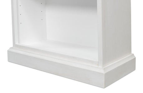 Cortina White Open Shelf Bookcase - Ornate Home