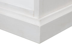 Cortina White Open Shelf Bookcase - Ornate Home