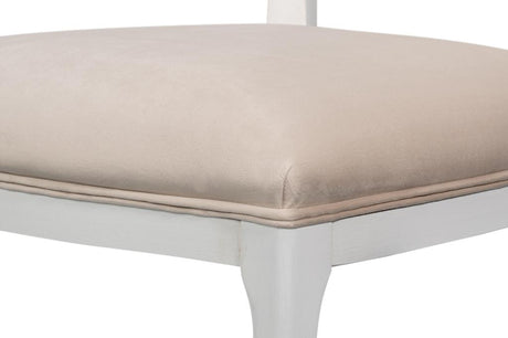 Cortina White Oval Cane Back Side Chair (Set of 2) - Ornate Home