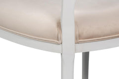 Cortina White Oval Cane Back Side Chair (Set of 2) - Ornate Home