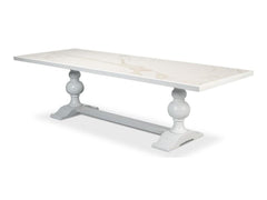 Cortina White Rectangular Dining Table - Ornate Home